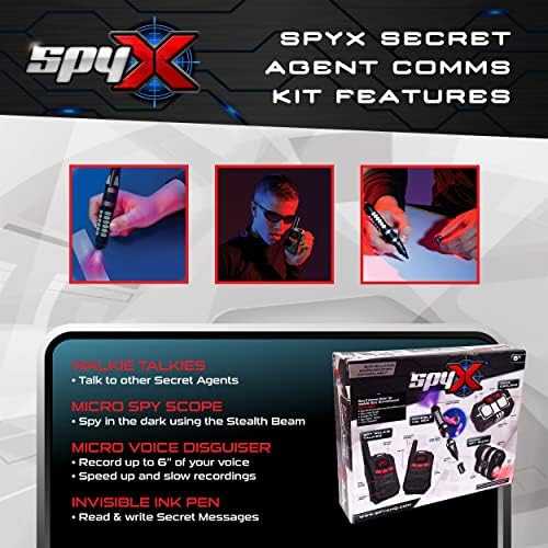 SpyX Secret Agent Comms Kit - 4 Essential Spy Gadgets