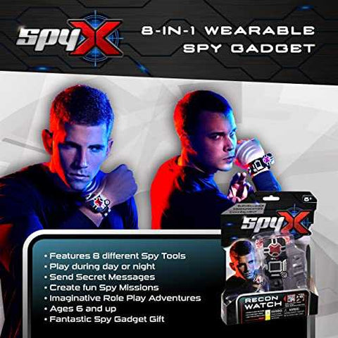 SpyX Recon Watch - 8 Spy Tools on Your Wrist