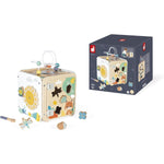 Janod Pure Large Multi-Activity Cube - 8 Activities and Loops