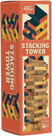 Stacking Tower - 54 Wooden Blocks for Skillful Family Play