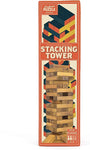 Stacking Tower - 54 Wooden Blocks for Skillful Family Play