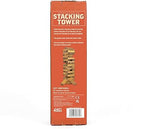 Stacking Tower - 54 Wooden Blocks for Skillful Family Play