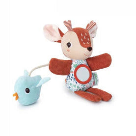 LILLIPUTIENS Stella Hand Puppet - Rattle & Mirror Sensory Play