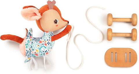 LILLIPUTIENS Stella Pull-Along Cuddle - Helps First Steps