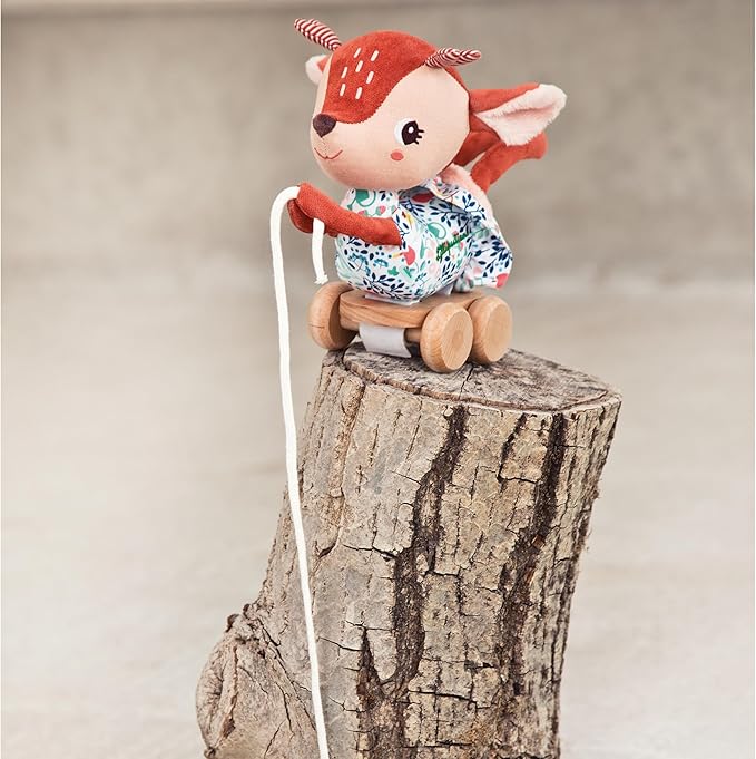 LILLIPUTIENS Stella Pull-Along Cuddle - Helps First Steps