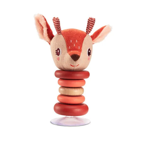 LILLIPUTIENS Stella Swinging Rattle - Suction Cup Fawn Toy