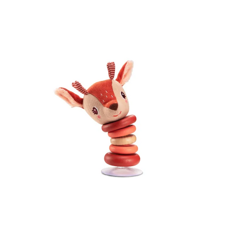 LILLIPUTIENS Stella Swinging Rattle - Suction Cup Fawn Toy