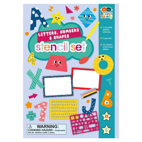 Buddy & Barney  Letters Shapes & Numbers Stencils & Pencils Wallet
