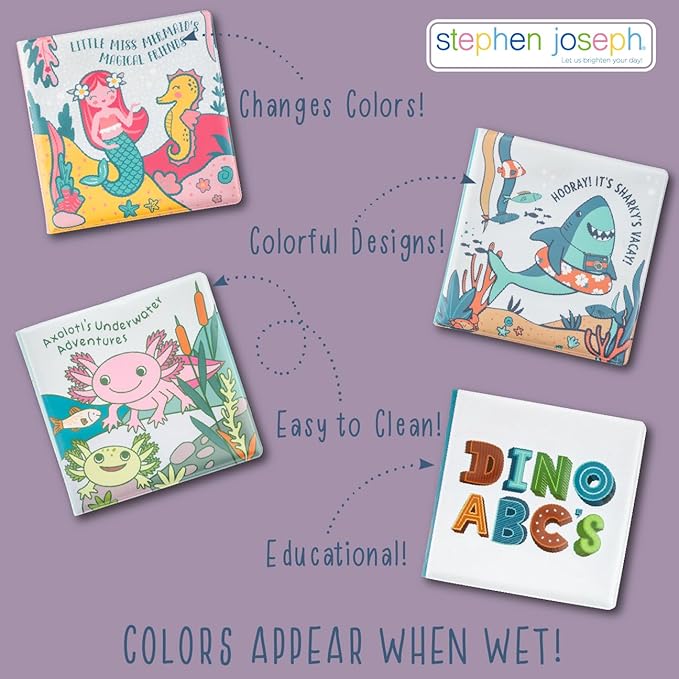 Stephen Joseph, Floating Color Changing Bathtime Book