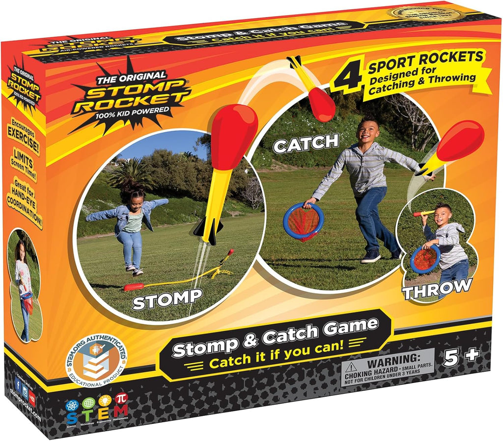 Stomp Rocket Stomp & Catch Rocket Launcher