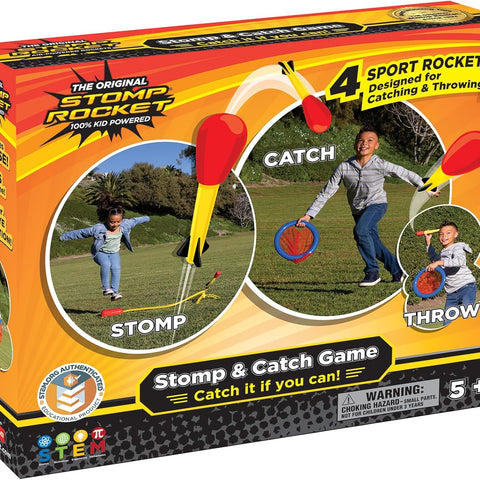 Stomp Rocket Stomp & Catch Rocket Launcher