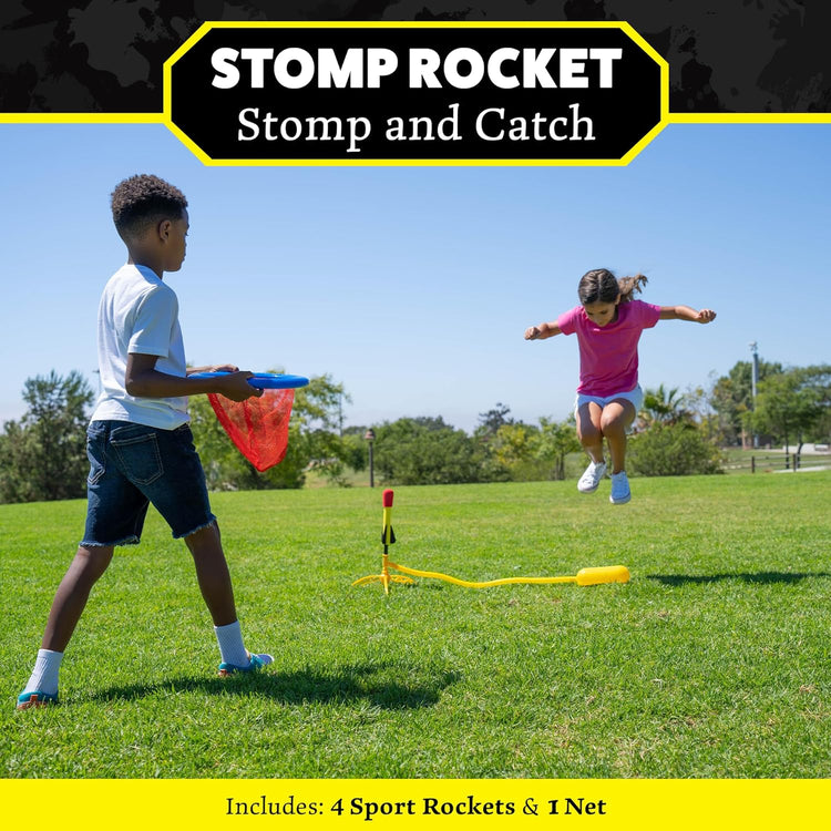 Stomp Rocket Stomp & Catch Rocket Launcher