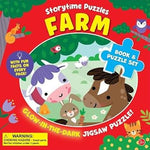 Buddy & Barney Storytime Puzzle Farm - Glow-in-Dark Fun