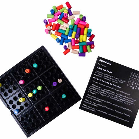 Sudoku - Classic Number Puzzle Challenge with Vibrant Pegs
