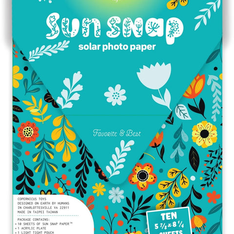Sun Snap Photo Paper - Create Sun-Powered Art Prints