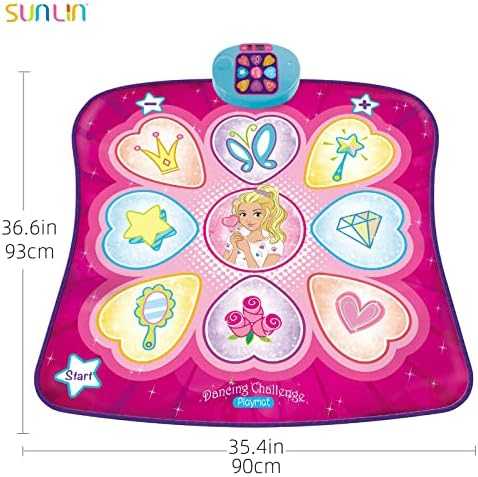 SUNLIN LED Dance Mat with Music & Rhythm Games