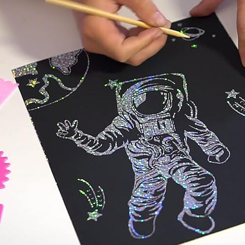 Super Brite Scratch Art 24 Pack - Bright Creative Fun