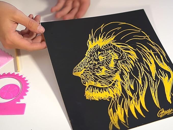 Super Brite Scratch Art 24 Pack - Bright Creative Fun