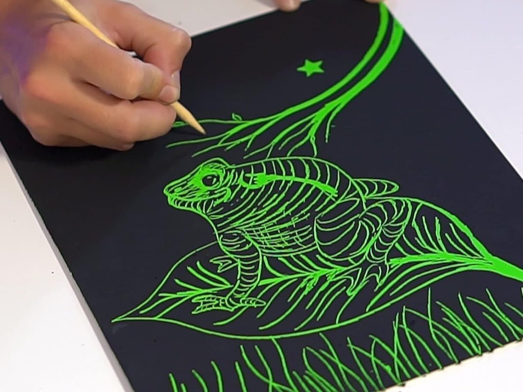 Super Brite Scratch Art 24 Pack - Bright Creative Fun