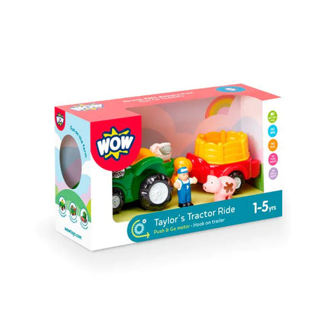 Taylor's Tractor Ride - Push & Go Farm Tractor