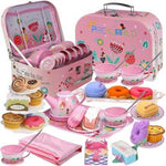 Princess Tea Party Pretend Play Set with Carrying Case
