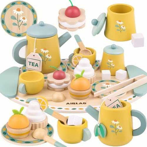 Wooden Princess Tea Party Play Set