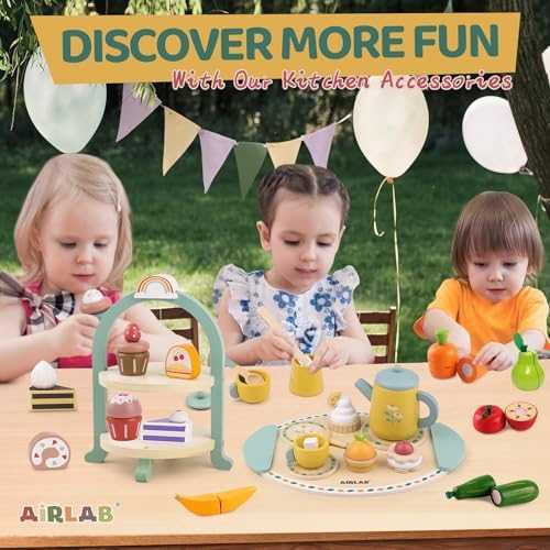 Wooden Princess Tea Party Play Set