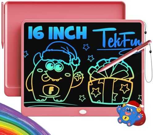 TEKFUN LCD Writing Tablet Doodle Board (10", Pink)