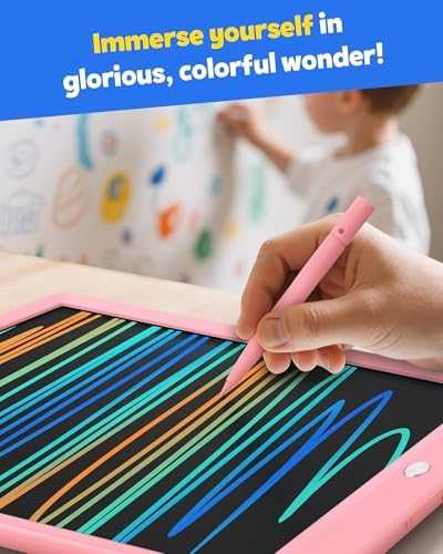 TEKFUN LCD Writing Tablet Doodle Board (10", Pink)
