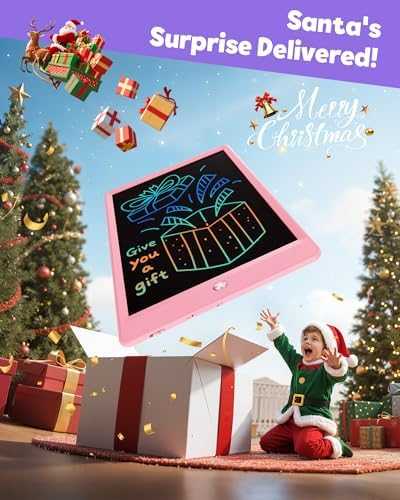 TEKFUN LCD Writing Tablet Doodle Board (10", Pink)