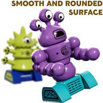 TEMI Magnetic Robot Stacking Toy Set with Storage Box