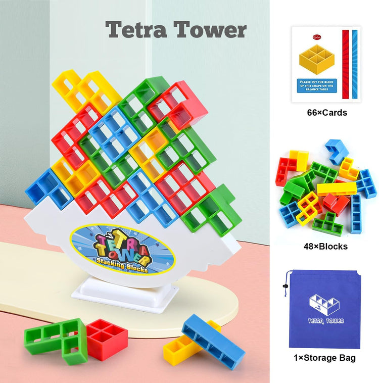 Tetra Balancing Stacking Tower Toys