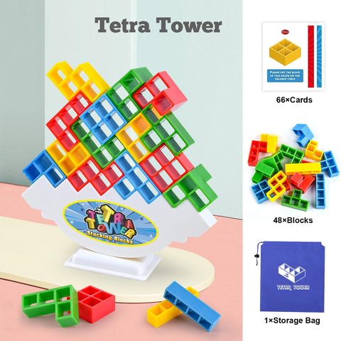 Tetra Balancing Stacking Tower Toys