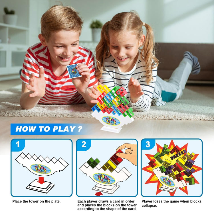 Tetra Balancing Stacking Tower Toys