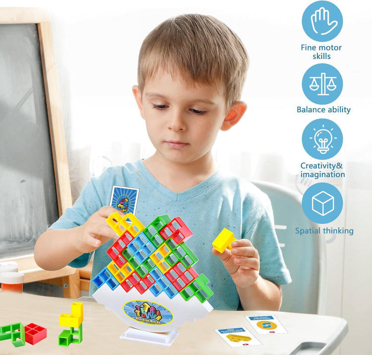 Tetra Balancing Stacking Tower Toys