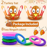 Thanksgiving Inflatable Turkey Hats Toss Games