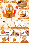 Thanksgiving Inflatable Turkey Hats Toss Games