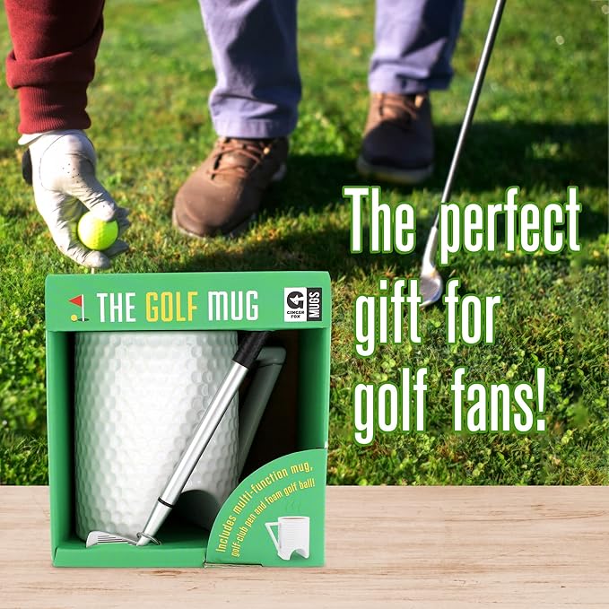 The Golf Mug - Putt, Chip and Sip with Golf Club Pen Set