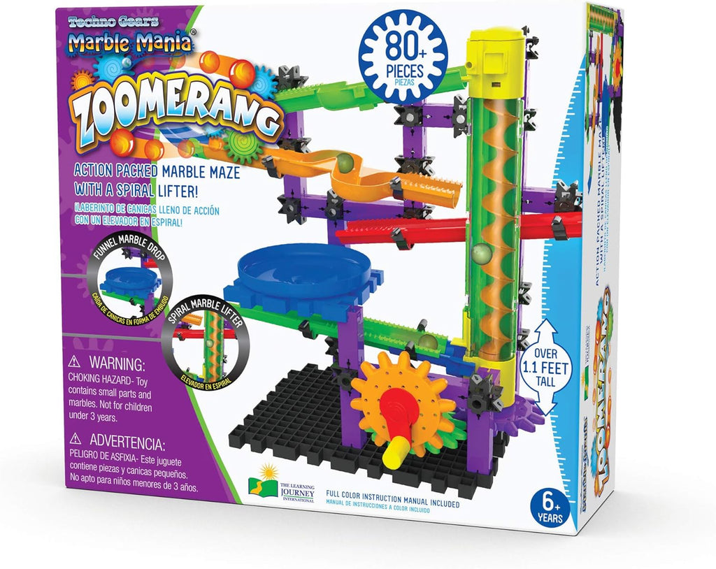 The Learning Journey Techno Gears Marble Mania Zoomerang Building Kit