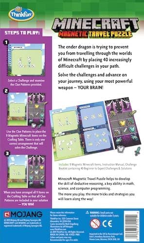ThinkFun Minecraft Magnetic Travel Puzzle