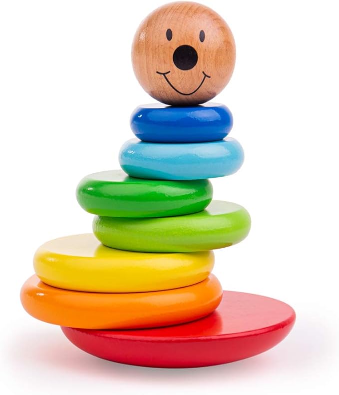 Tidlo Wooden Magnetic Wobbly Stacker