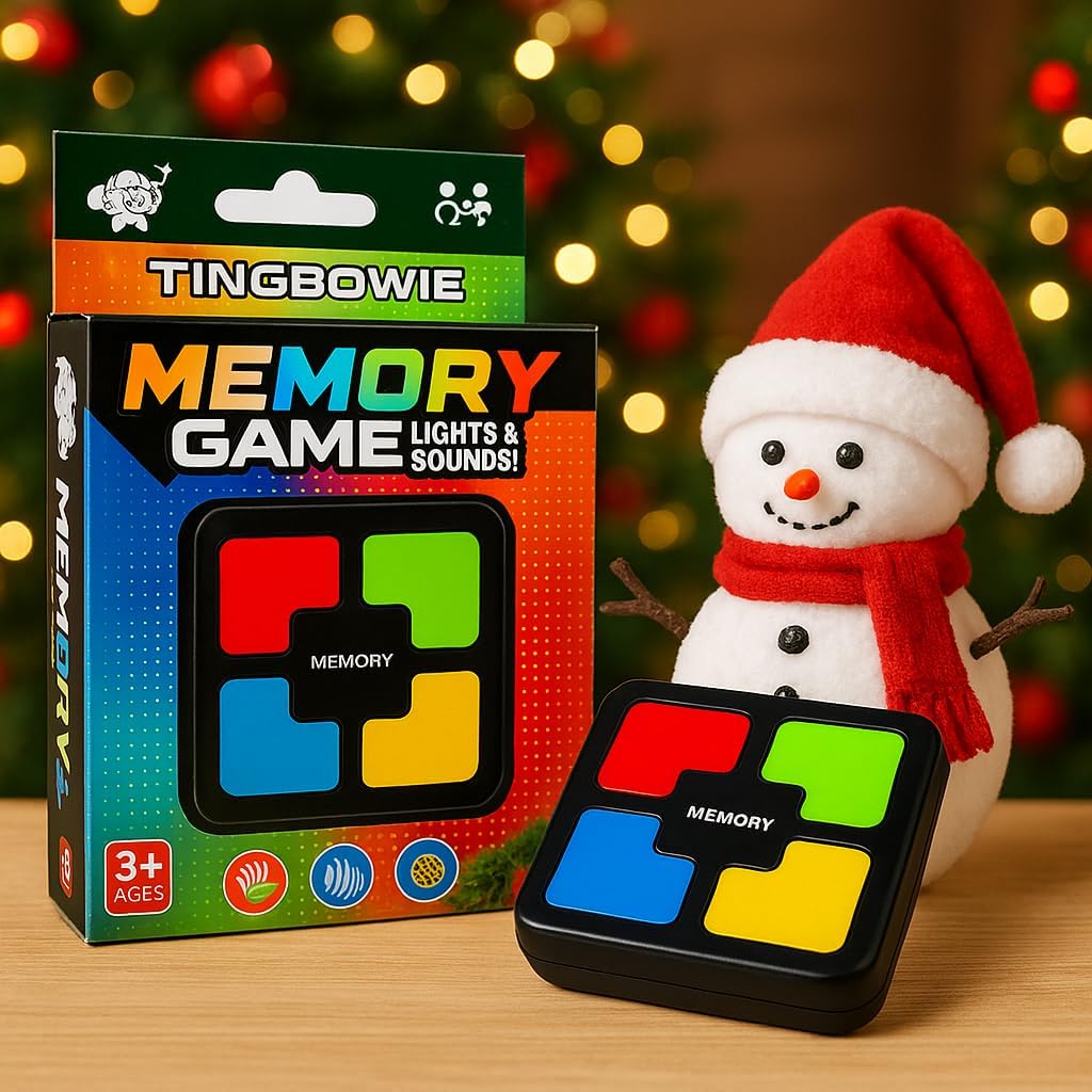tingbowie Lights Up Memory Game Handheld Electronic Toy