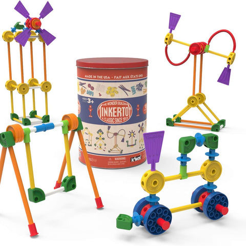 TINKERTOY - Retro Building Tin