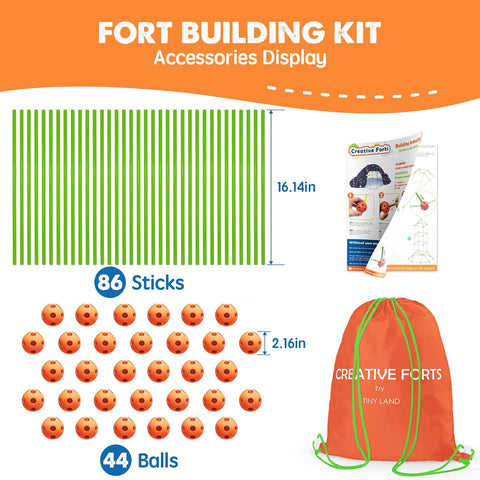 Tiny Land Fort Building Kit Creative Fort Indoor Outdoor