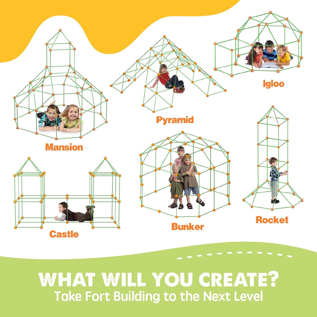Tiny Land Fort Building Kit Creative Fort Indoor Outdoor
