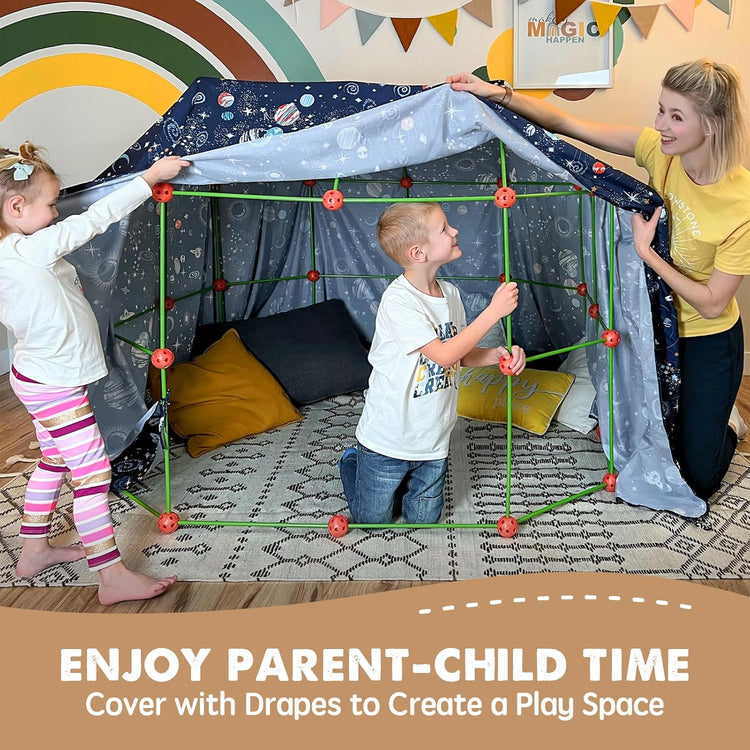 Tiny Land Fort Building Kit Creative Fort Indoor Outdoor