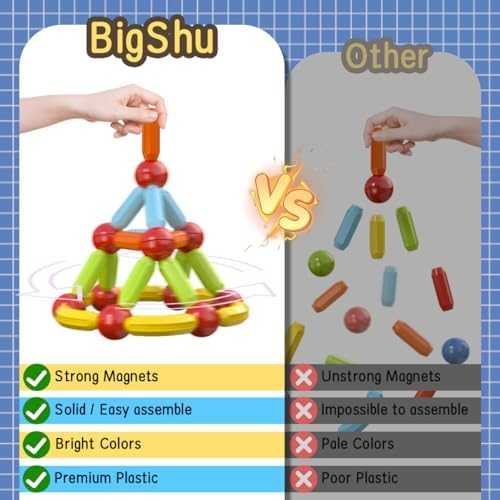 Magnetic Sticks & Balls Building Blocks STEM Set