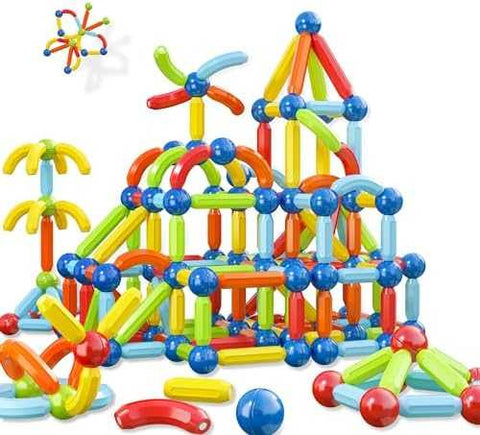Magnetic Sticks & Balls Building Blocks STEM Set
