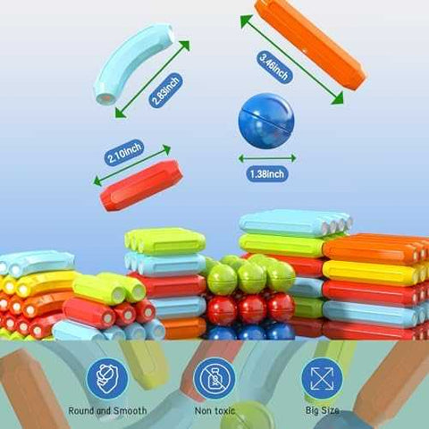 Magnetic Sticks & Balls Building Blocks STEM Set