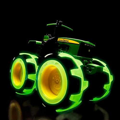 TOMY Monster Treads John Deere Tractor with Light-Up Wheels